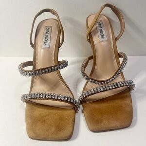 Steve Madden - Tan Sandal Heels Size 8.5